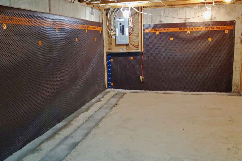 Interior Waterproofing of Basement